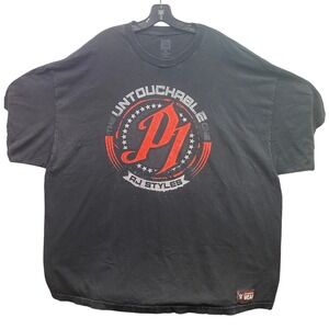 WWE AJ Styles Shirt Mens 4XL‎ Wrestling AOP Spell Out Grunge Everyday Streetwear